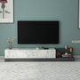 Hanah Home Soporte para TV Marmo Mármol y Antracita